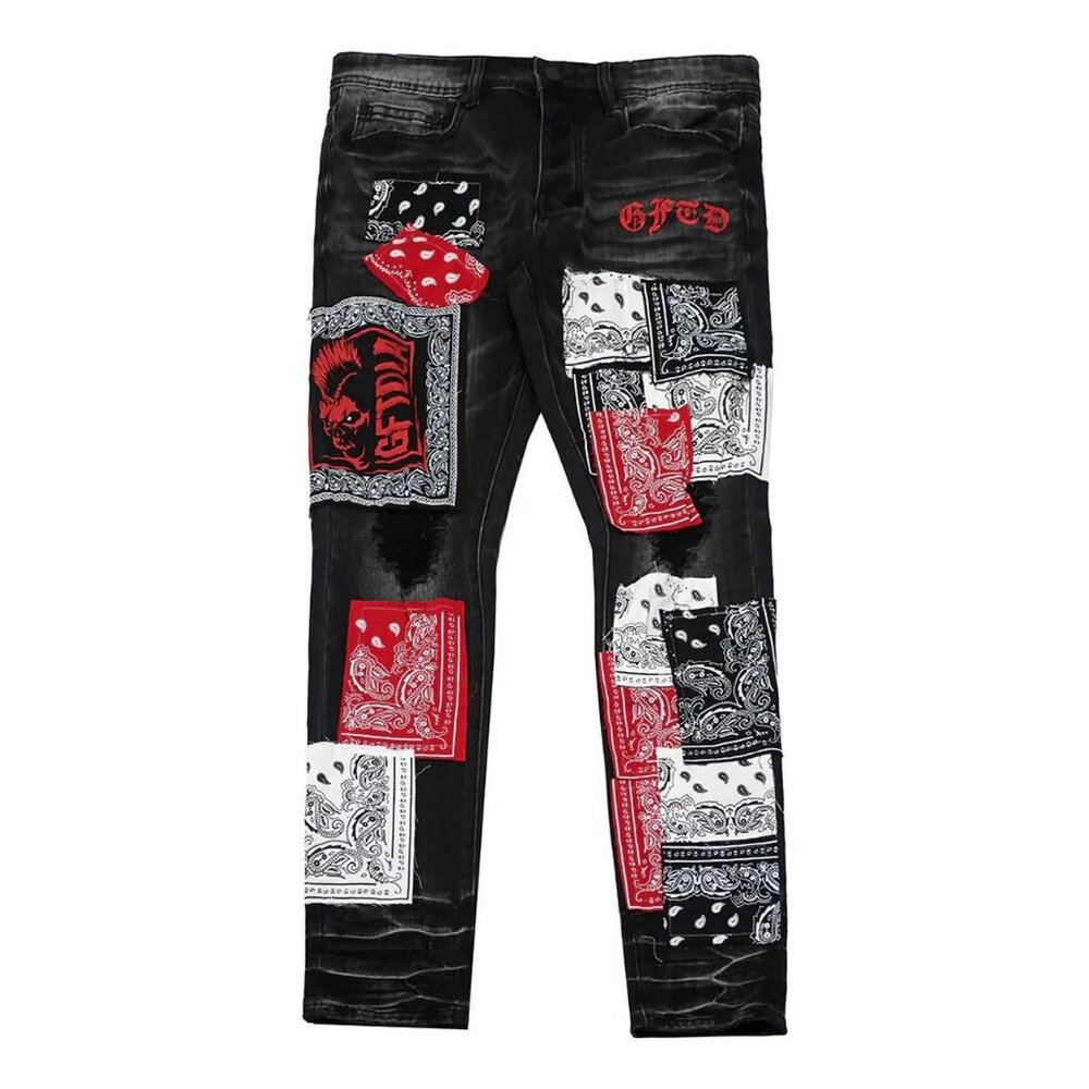 GFTD punk style jeans 38x34